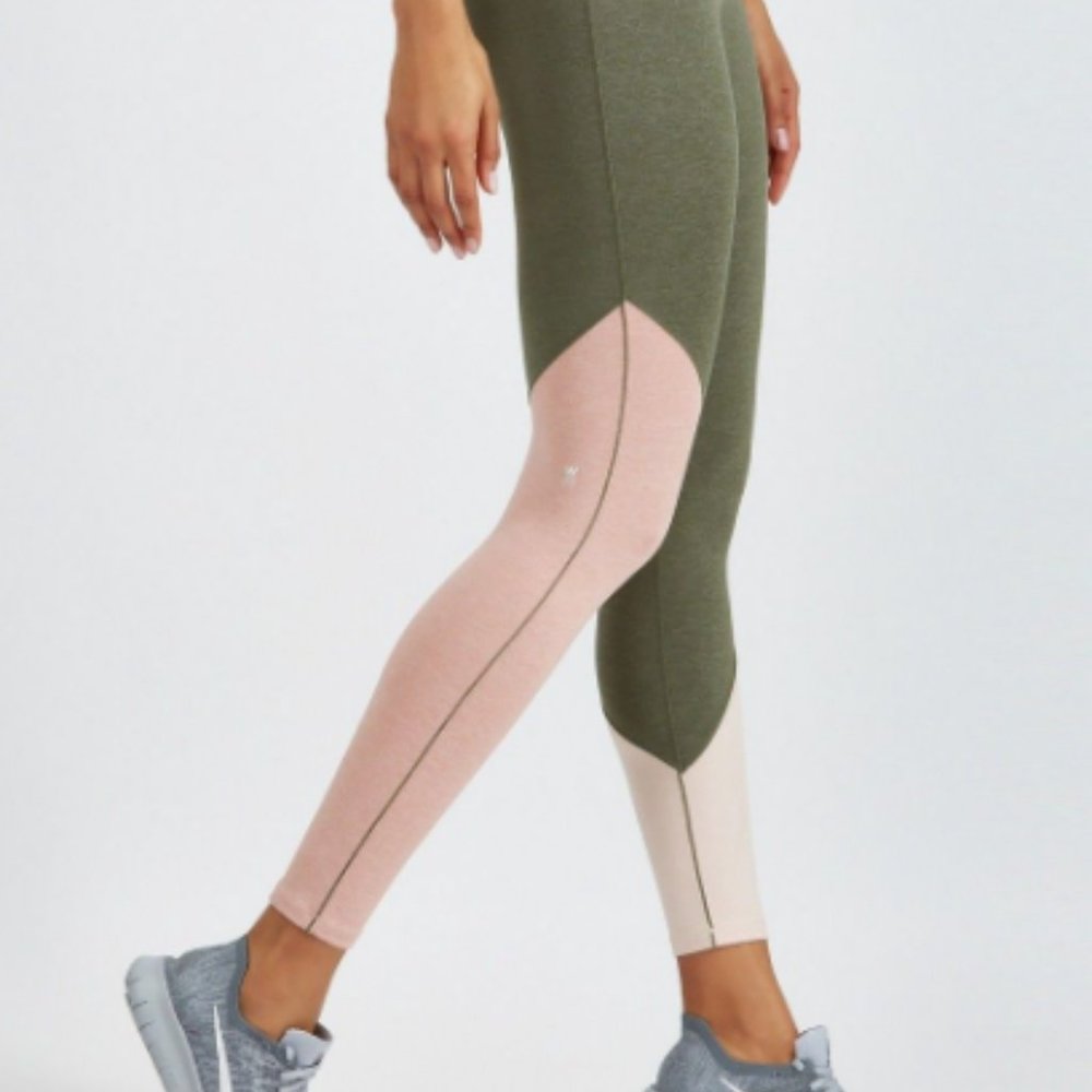 We Over Me Color Block Stretch Jersey Leggings
